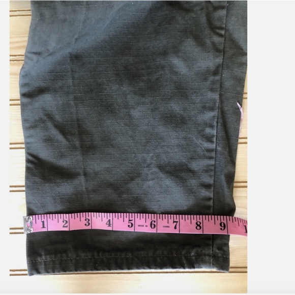 Wrangler Riggs Workwear Olive Green Canvas Ripsop Carpenter Workpants Men 38x32 - Picture 10 of 12